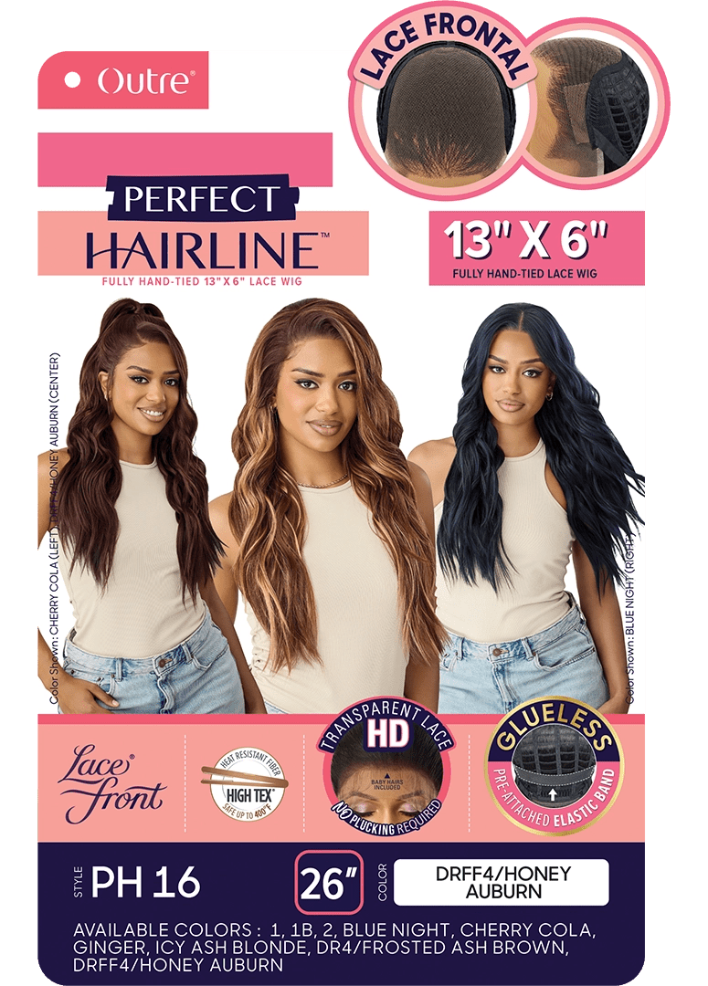 Outre Perfect Hairline Synthetic Lace Wig – PH 16 26" - Beauty Exchange Beauty Supply