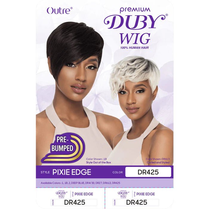 Outre Premium Duby Wig – Pixie Edge | 100% Human Hair, Pre - Bumped Pixie Cut - Beauty Exchange Beauty Supply