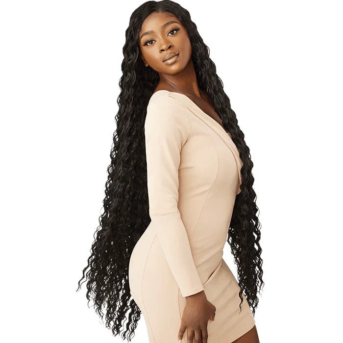 Outre Premium Purple Brazilian Bundle - Dominican Curl Bulk 24" | Voluminous, Soft Curls for Natural Braids (Jet Black, Natural, Natural Black, #27, #30) - Beauty Exchange Beauty Supply