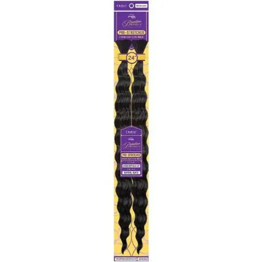 Outre Premium Purple Brazilian Bundle - Dominican Curl Bulk 24" | Voluminous, Soft Curls for Natural Braids (Jet Black, Natural, Natural Black, #27, #30) - Beauty Exchange Beauty Supply