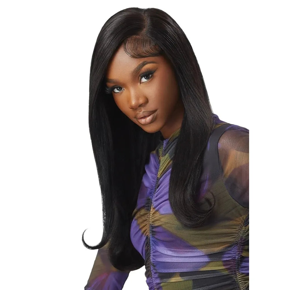 Outre Premium Purple Pack Yaki Human Hair – 10" Soft, Silky Texture with Natural Volume & Vibrant Color Options – Perfect for Chic Short Styles - Beauty Exchange Beauty Supply