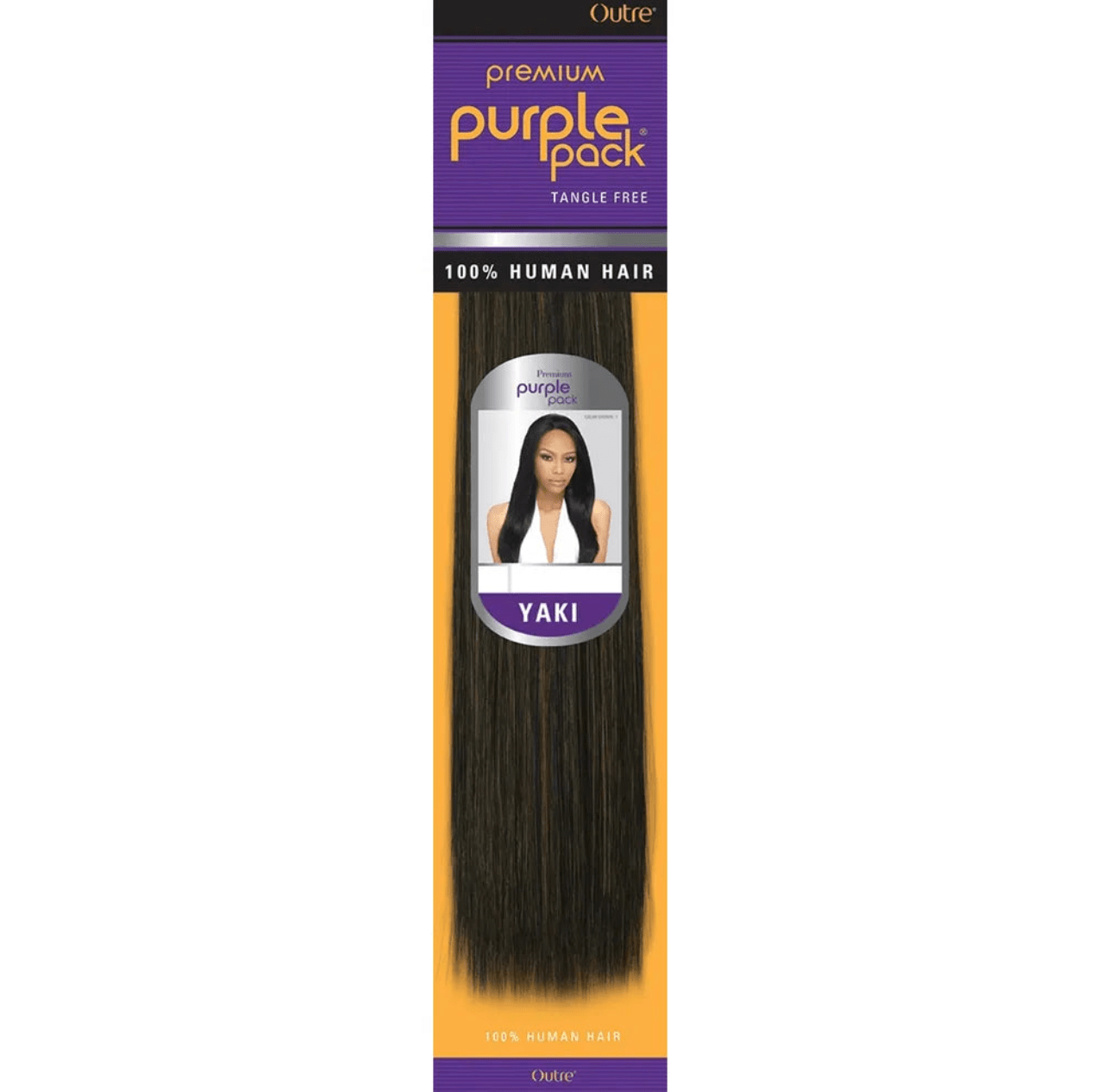 Outre Premium Purple Pack Yaki Human Hair Natural Texture - 12" - Beauty Exchange Beauty Supply