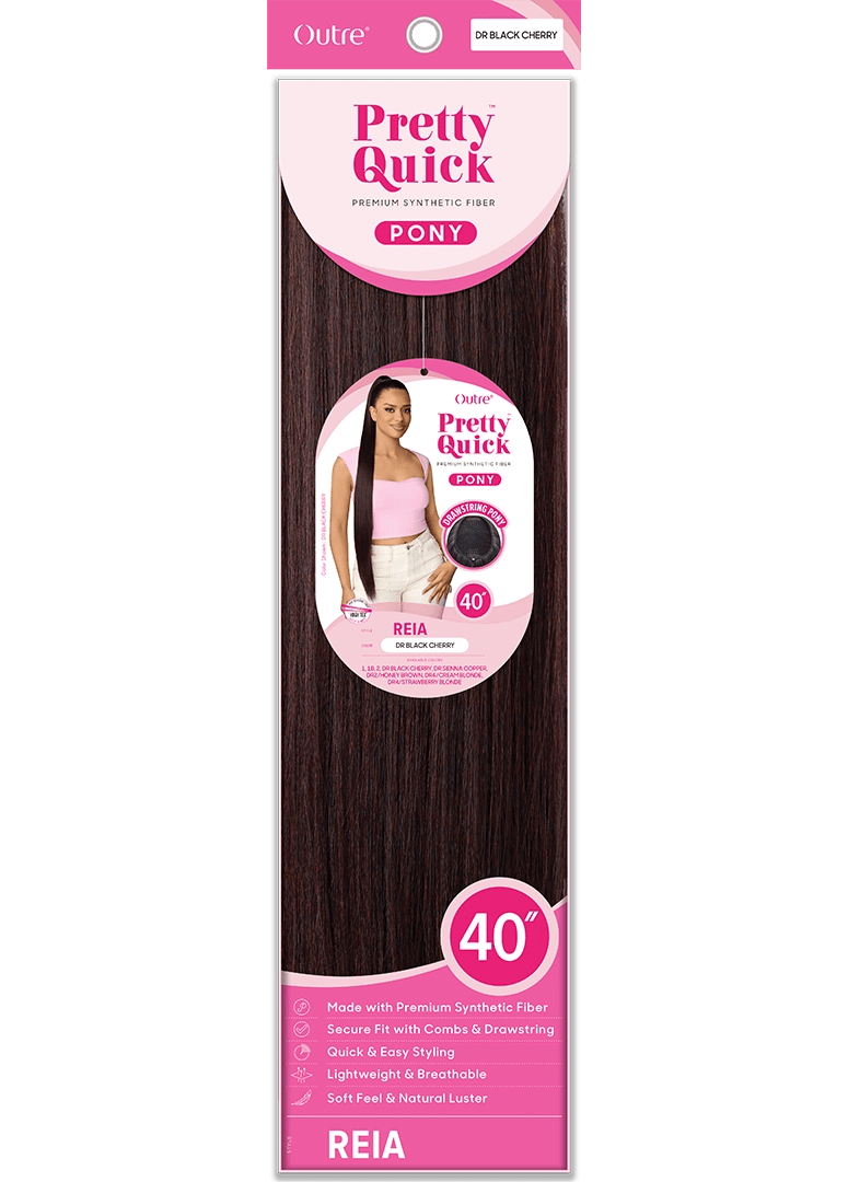 Outre Pretty Quick Drawstring Ponytail 40" – Reia - Beauty Exchange Beauty Supply