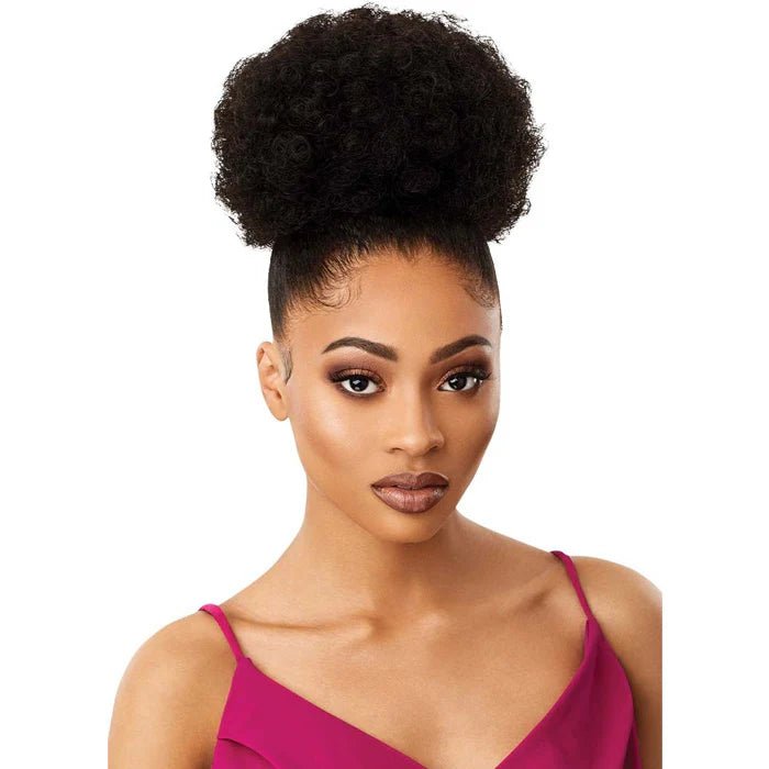 Outre Pretty Quick Drawstring Ponytail – AFRO SMALL | Soft Puff with Natural Texture | Lightweight, Everyday Style - Beauty Exchange Beauty Supply