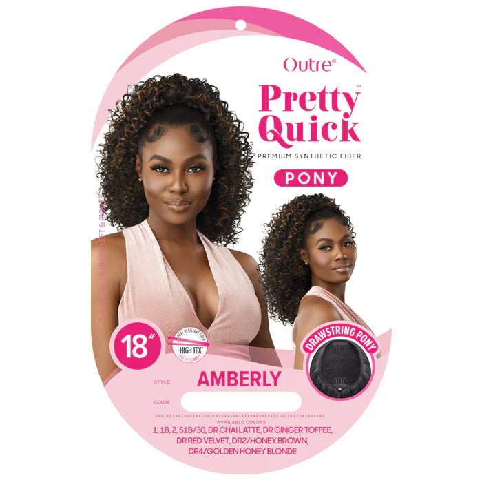 Outre Pretty Quick Drawstring Ponytail – Amberly - Beauty Exchange Beauty Supply