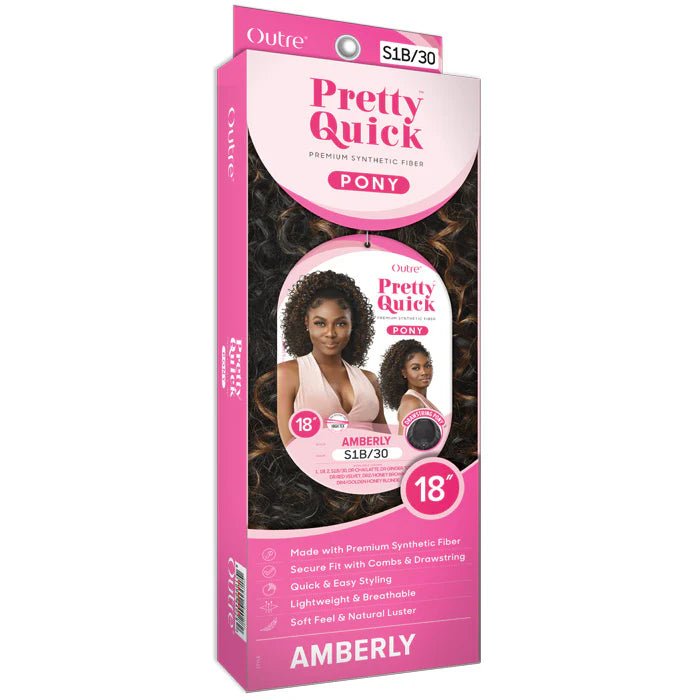 Outre Pretty Quick Drawstring Ponytail – Amberly - Beauty Exchange Beauty Supply