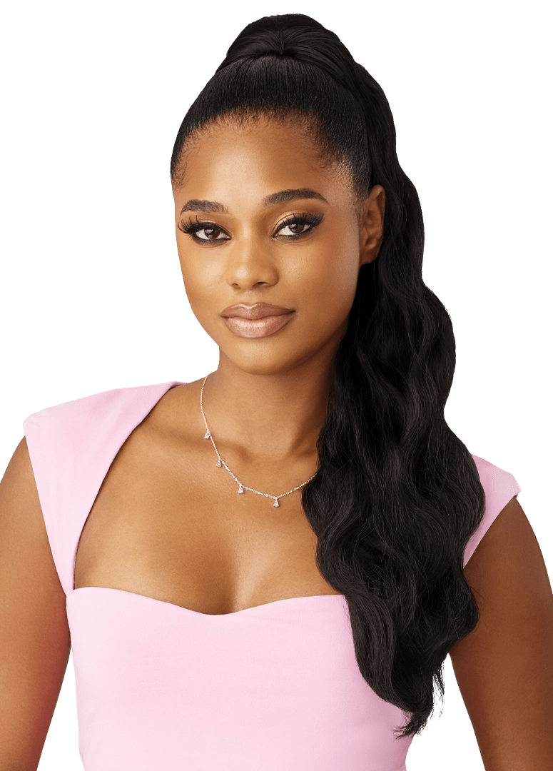 Outre Pretty Quick Drawstring Ponytail โ Belisse - Beauty Exchange Beauty Supply