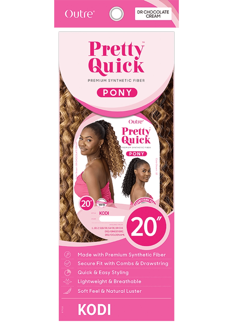 Outre Pretty Quick Drawstring Ponytail – Kodi - Beauty Exchange Beauty Supply