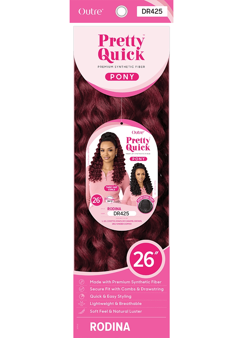 Outre Pretty Quick Drawstring Ponytail โ Rodina - Beauty Exchange Beauty Supply