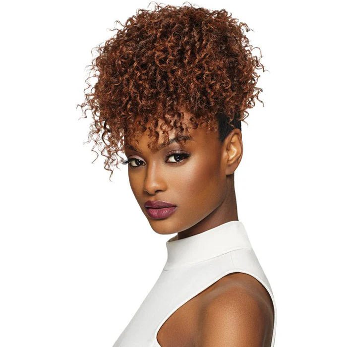 Outre Pretty Quick Pineapple Ponytail – CUTIE | Fluffy Curls, Natural Volume | Quick, Cute & Curly - Beauty Exchange Beauty Supply