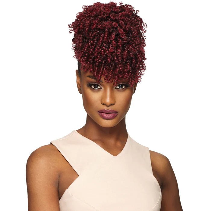 Outre Pretty Quick Pineapple Ponytail – HOTTIE | Big, Bold Curls with Natural Texture | Voluminous & Easy to Wear - Beauty Exchange Beauty Supply