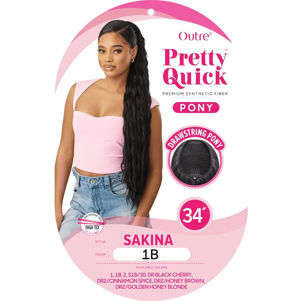 Outre Pretty Quick Ponytail – Sakina - Beauty Exchange Beauty Supply
