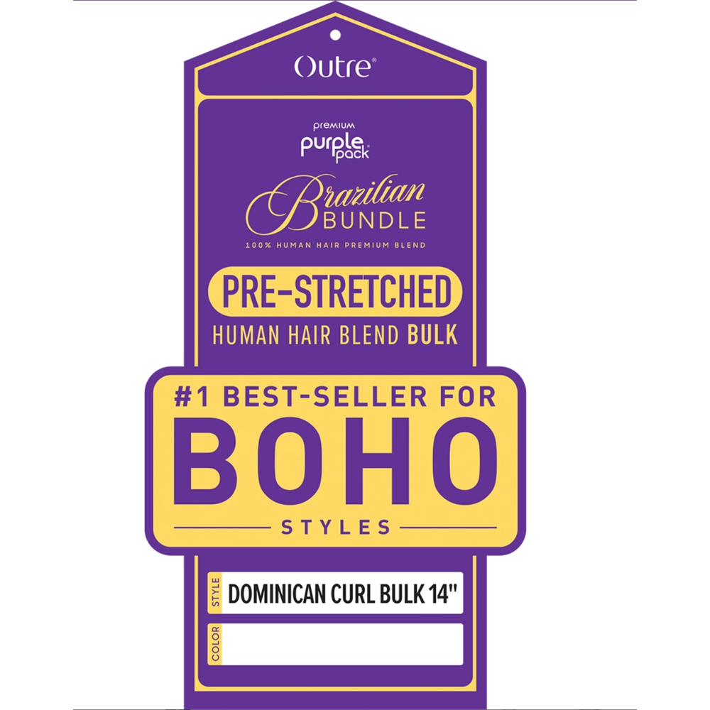 Outre Purple Pack Pre - Stretched Dominican Curl – 14" - Beauty Exchange Beauty Supply