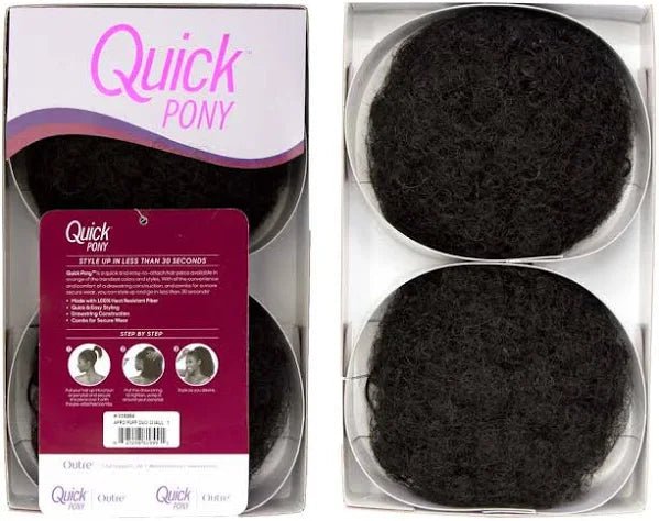 Outre Quick Pony – Afro Puff Duo - Beauty Exchange Beauty Supply