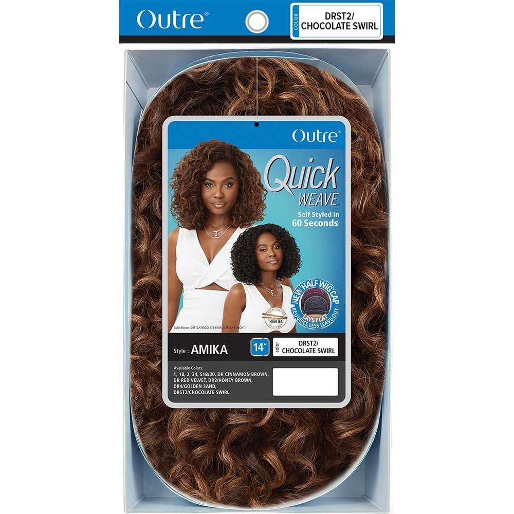 Outre Quick Weave – Amika | Sleek Layers with Natural Volume | Available in Classic & Dimensional Colors | One Size Fits Most - Beauty Exchange Beauty Supply