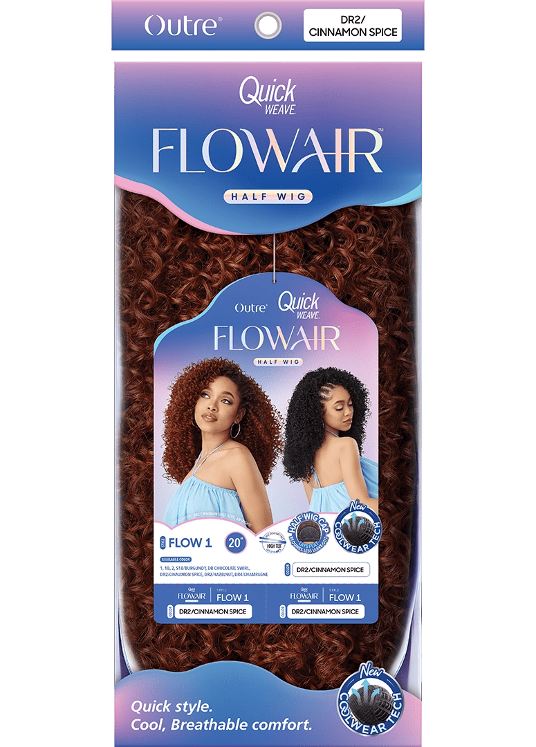 Outre Quick Weave Flowair Synthetic Half Wig – Flow 1 - Beauty Exchange Beauty Supply