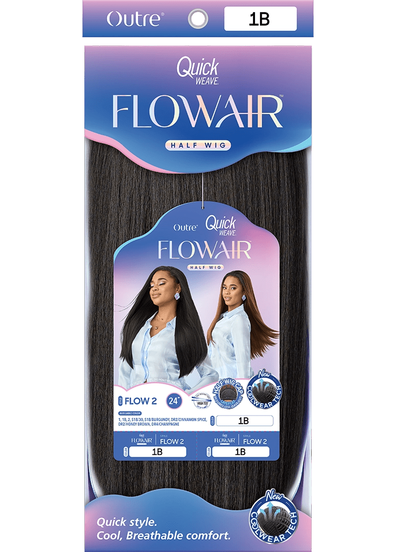 Outre Quick Weave Flowair Synthetic Half Wig – Flow 2 - Beauty Exchange Beauty Supply