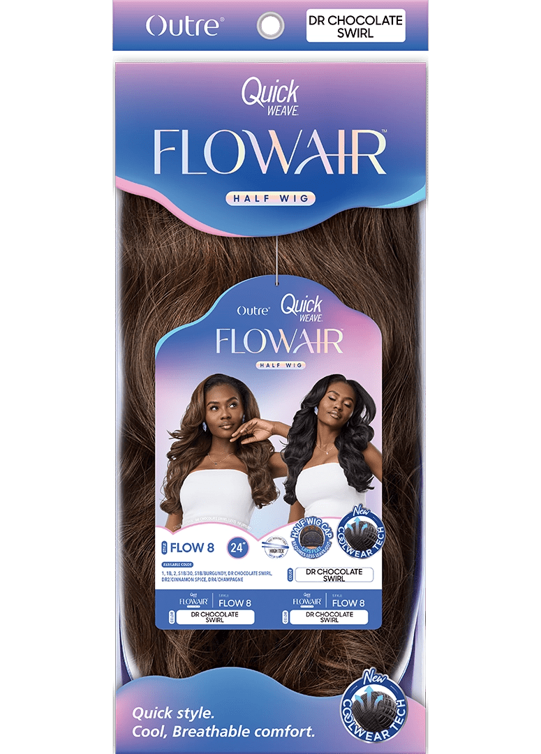 Outre Quick Weave Flowair Synthetic Half Wig – Flow 8 - Beauty Exchange Beauty Supply