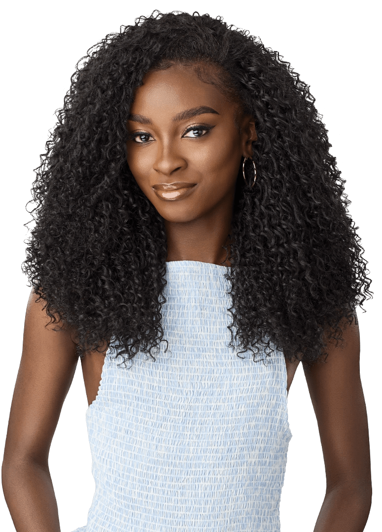 Outre Quick Weave Half Wig โ 3C Whirly Curls - Beauty Exchange Beauty Supply