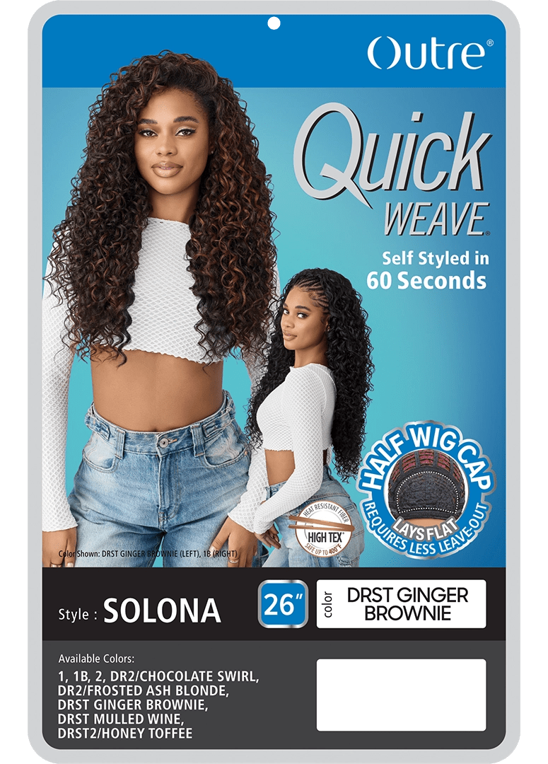 Outre Quick Weave Half Wig – Solona - Beauty Exchange Beauty Supply
