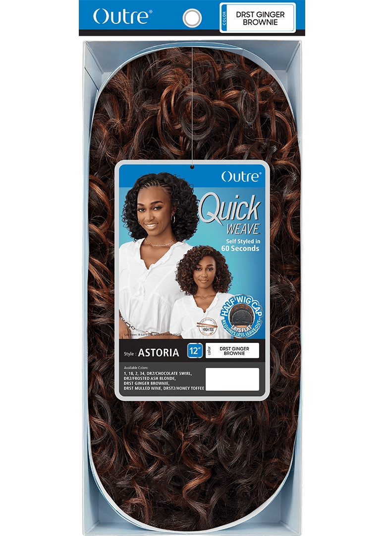 Outre Quick Weave Synthetic Half Wig – Astoria - Beauty Exchange Beauty Supply