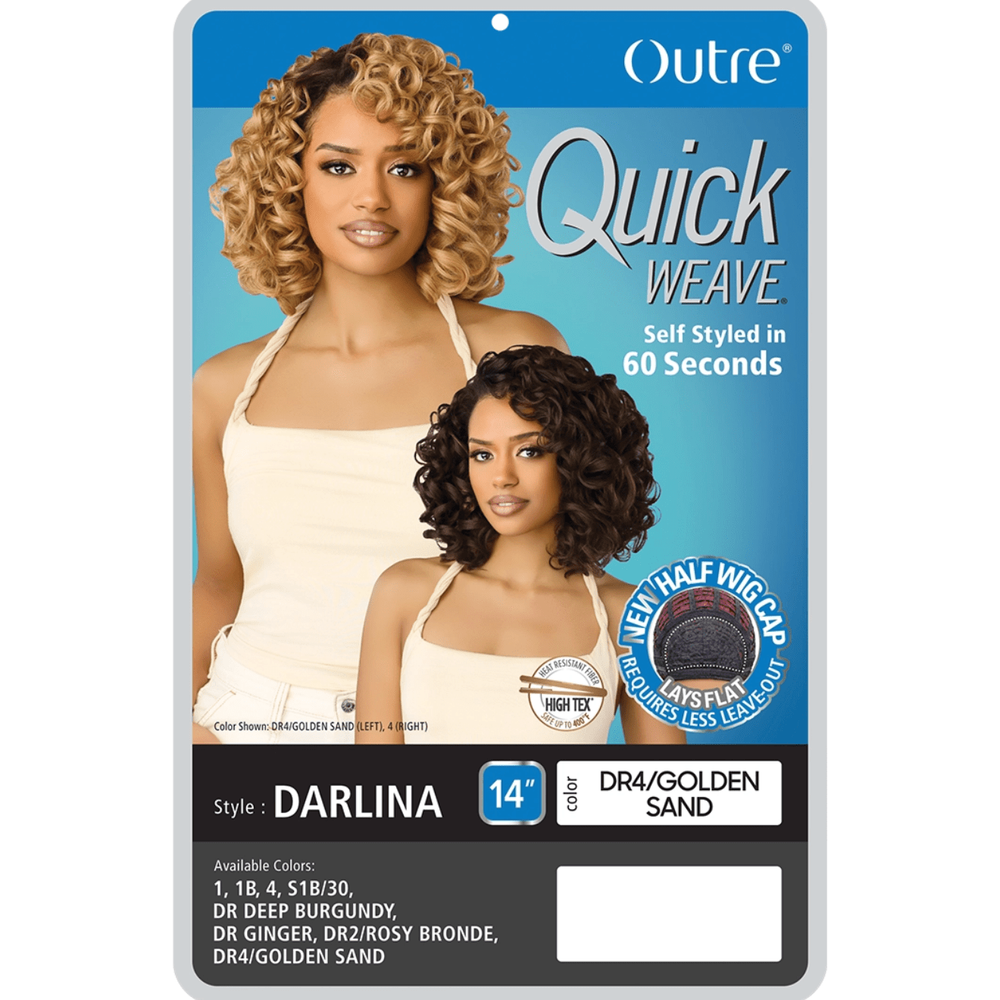 Outre Quick Weave Synthetic Half Wig - Darlina - Beauty Exchange Beauty Supply