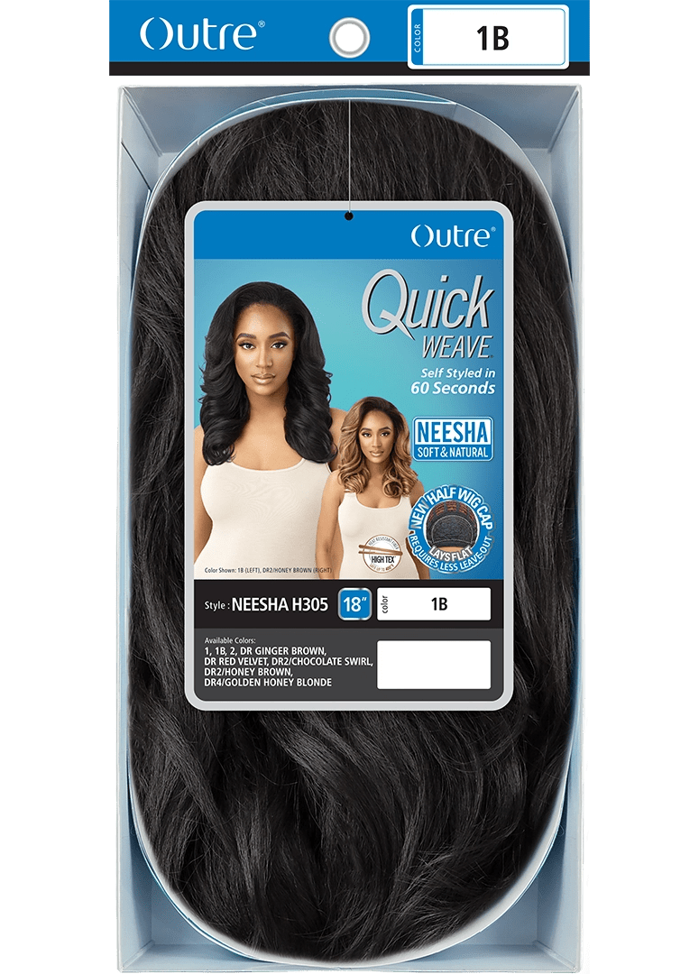 Outre Quick Weave Synthetic Half Wig - Neesha H305 - Beauty Exchange Beauty Supply
