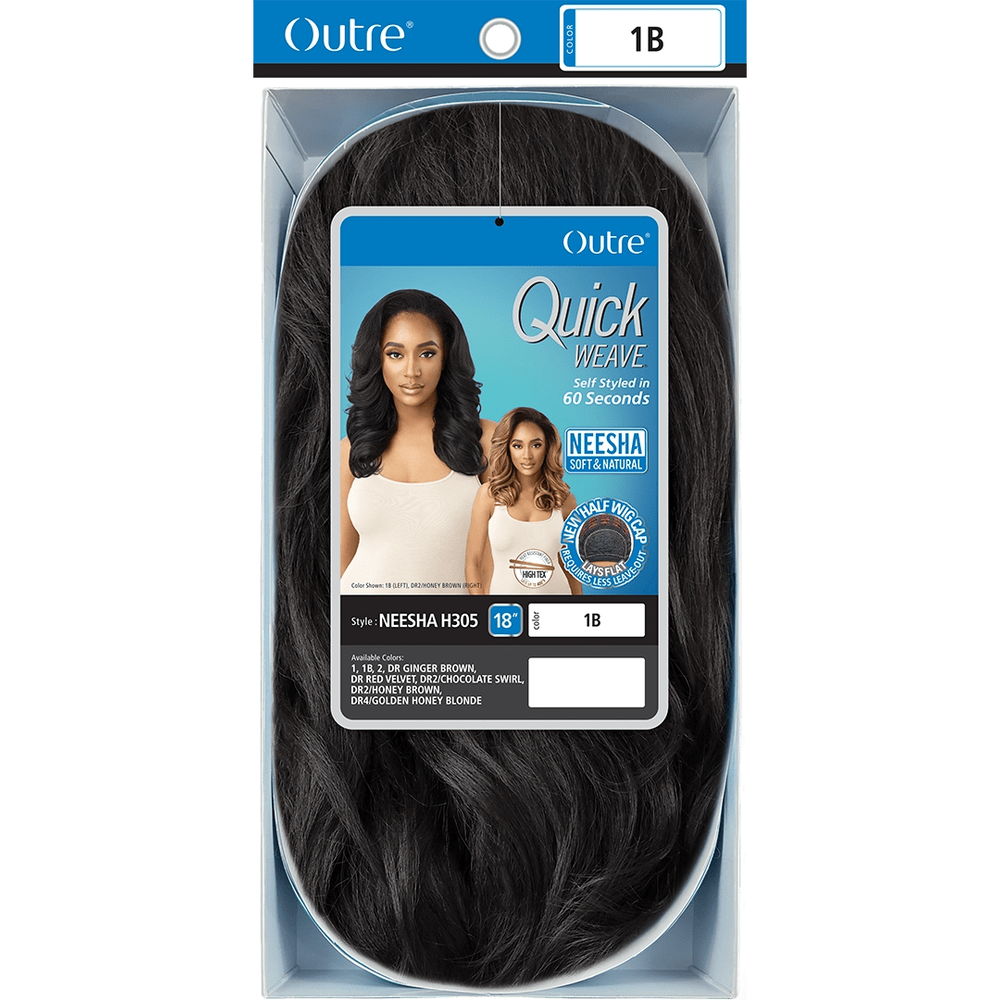 Outre Quick Weave Synthetic Half Wig - Neesha H305 - Beauty Exchange Beauty Supply