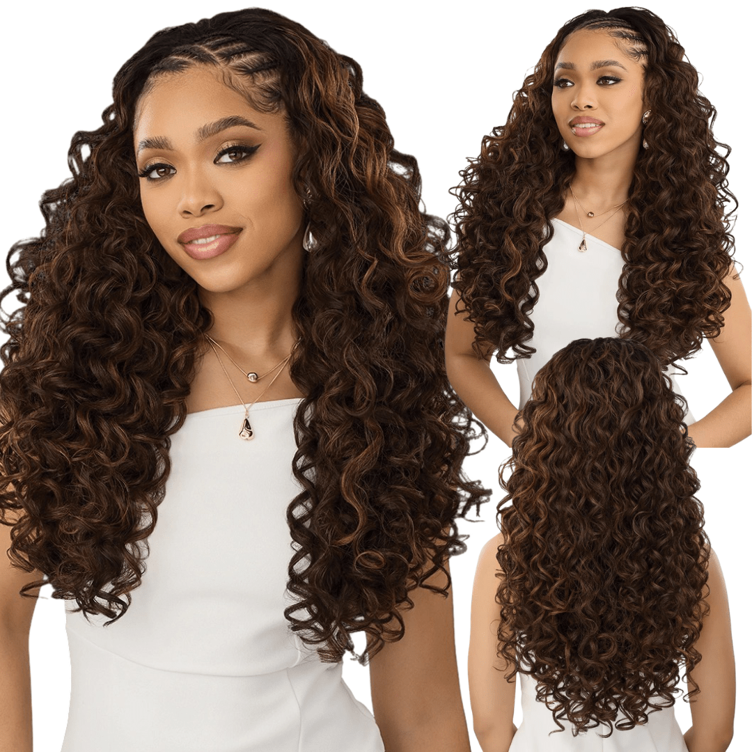 Outre Quick Weave Synthetic Half Wig – Winslet display picture 3