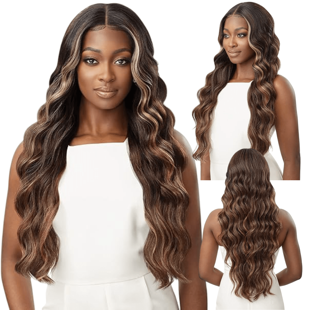 Outre Sleeklay Part Deep - C Synthetic HD Lace Front Wig - Larissa - Beauty Exchange Beauty Supply