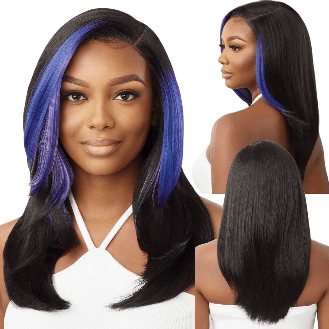 Outre Sleeklay Part Synthetic C - Part Wig - Etina - Beauty Exchange Beauty Supply
