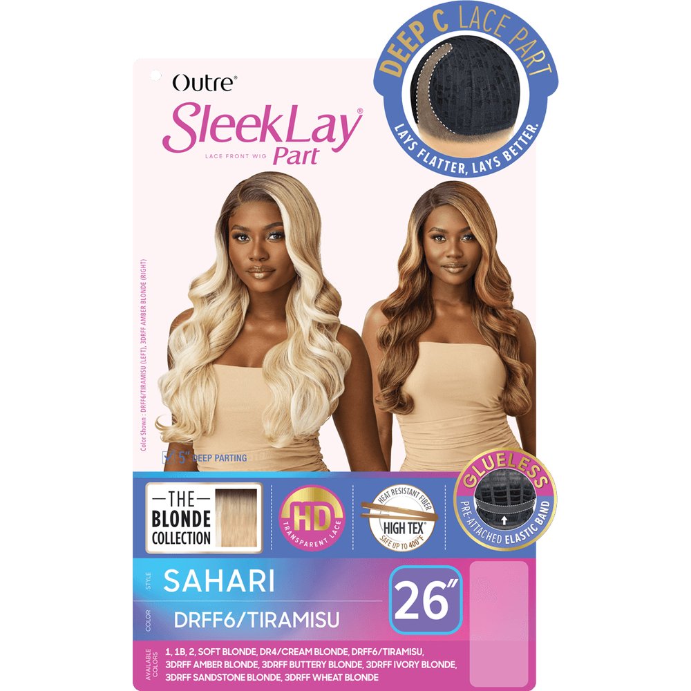 Outre SleekLay Synthetic HD Lace Part Wig - Sahari - Beauty Exchange Beauty Supply