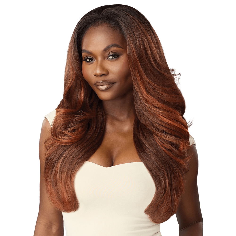 Outre Synthetic Hair Half Wig Quick Weave – Dominican Blowout Waves - Beauty Exchange Beauty Supply