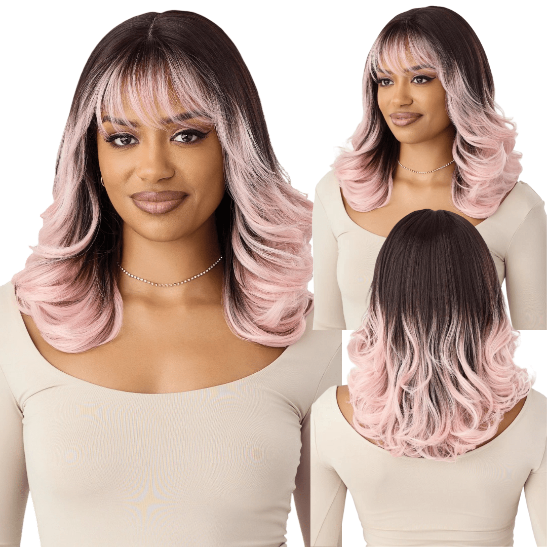 Outre Synthetic Lace Front Wig – Damali 16" - Beauty Exchange Beauty Supply