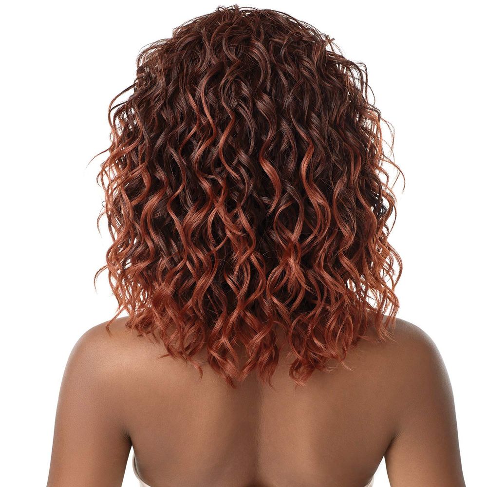Outre Synthetic Quick Weave Wet & Wavy Half Wig – Loose Curl 24” | Long Beachy Waves, Natural Texture | - Beauty Exchange Beauty Supply