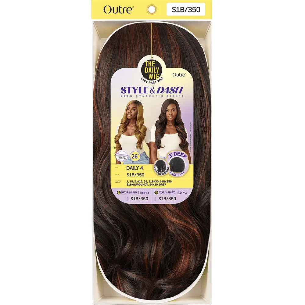 Outre The Daily Wig – Daily 4 | Effortless Glam with Natural Volume & Comfortable Fit - Beauty Exchange Beauty Supply