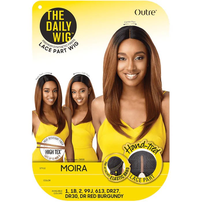 Outre The Daily Wig Lace Part Wig – "Moira" | Everyday Glam with Natural Lace Part - Beauty Exchange Beauty Supply