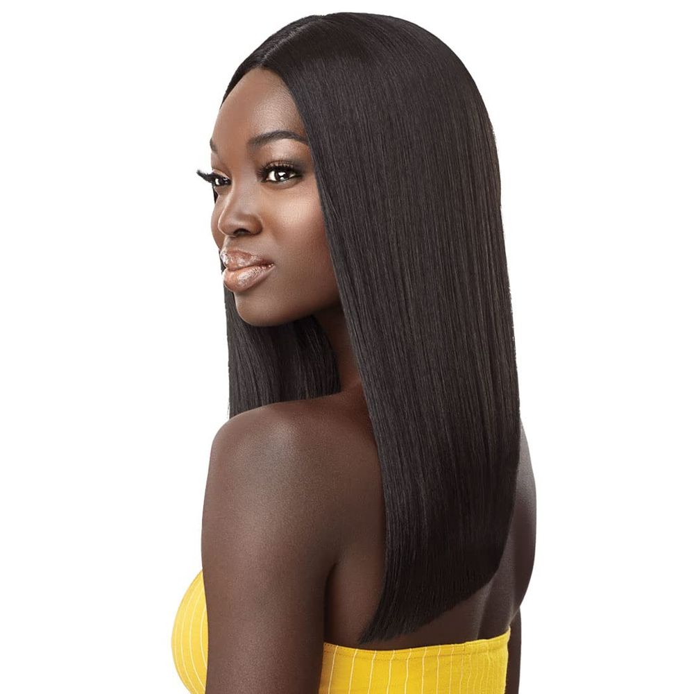 Outre The Daily Wig – Synthetic Lace Part Wig "Cecilia" | Sleek, Layered Everyday Look with Glueless Lace Part - Beauty Exchange Beauty Supply