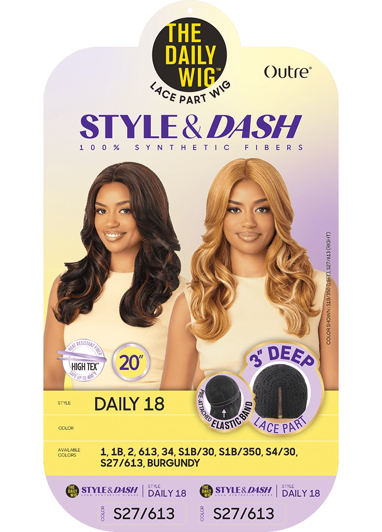 Outre The Daily Wig Synthetic Lace Part Wig - Daily 18 - Beauty Exchange Beauty Supply