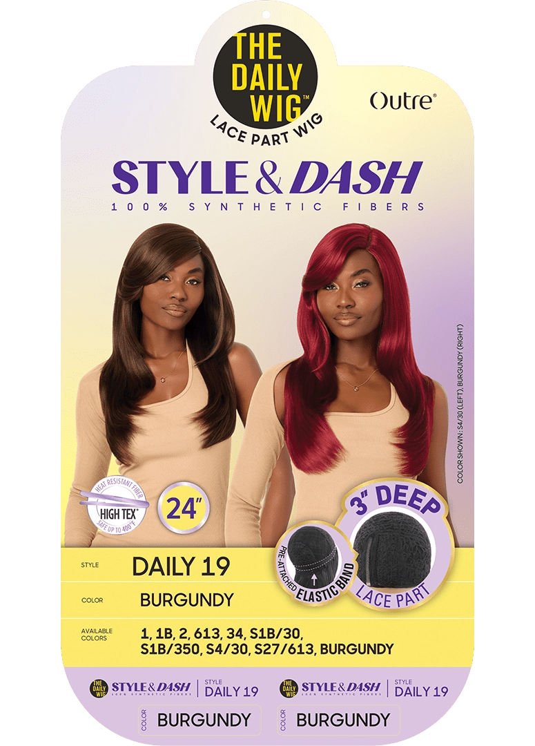 Outre The Daily Wig Synthetic Lace Part Wig - Daily 19 - Beauty Exchange Beauty Supply