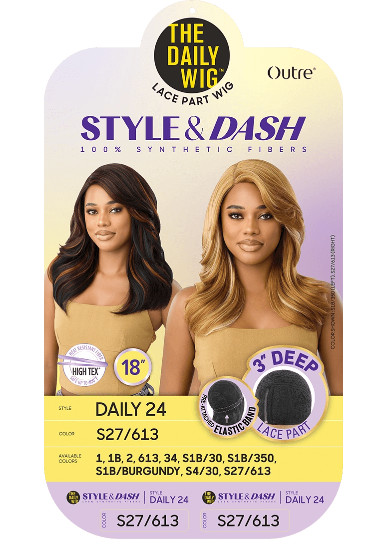 Outre The Daily Wig Synthetic Lace Part Wig โ Daily 24 - Beauty Exchange Beauty Supply