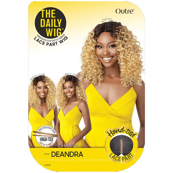 Outre The Daily Wig – Synthetic Lace Part Wig “Deandra” | Soft, Natural Layers with Glueless Comfort - Beauty Exchange Beauty Supply