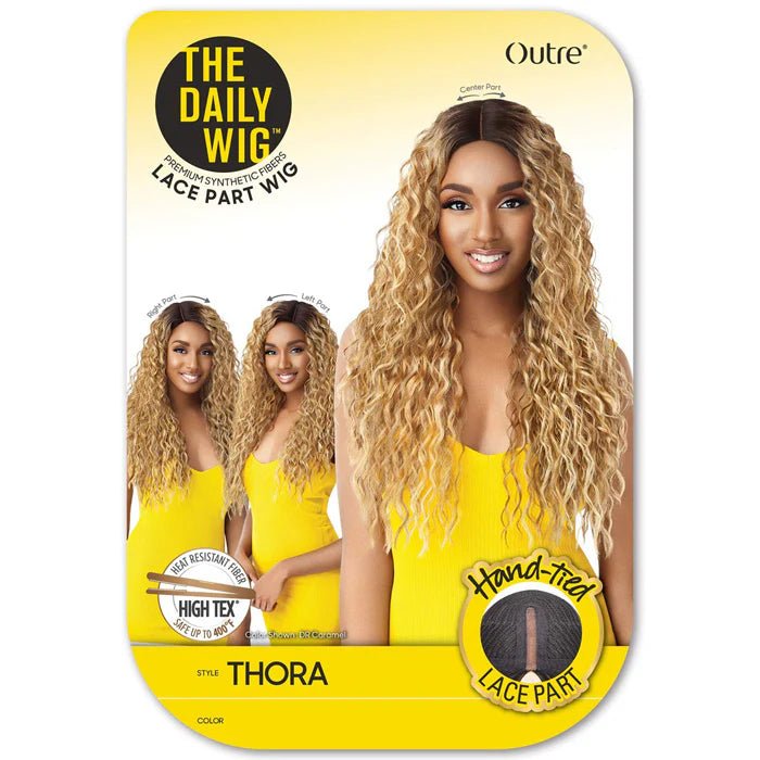 Outre The Daily Wig – Synthetic Lace Part Wig “Thora” | Natural Everyday Layers with Lightweight Comfort - Beauty Exchange Beauty Supply