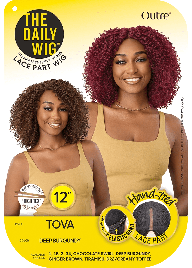 Outre The Daily Wig Synthetic Lace Part Wig – Tova - Beauty Exchange Beauty Supply
