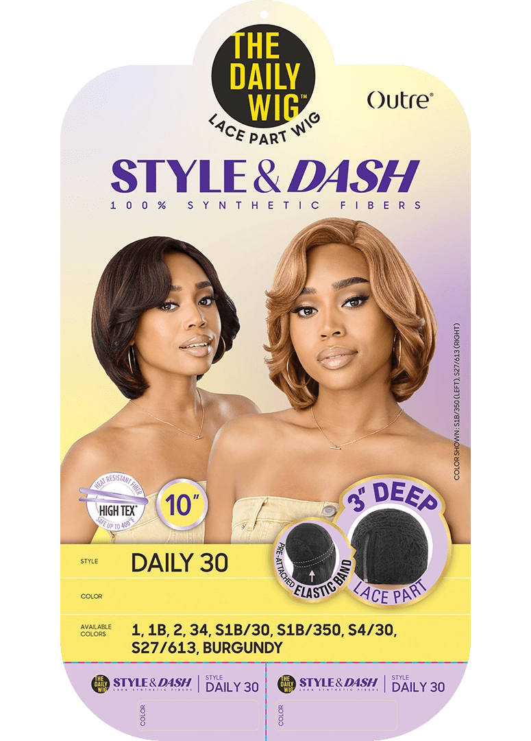 Outre The Daily Wig Synthetic Style & Dash Wig - Daily 30 - Beauty Exchange Beauty Supply