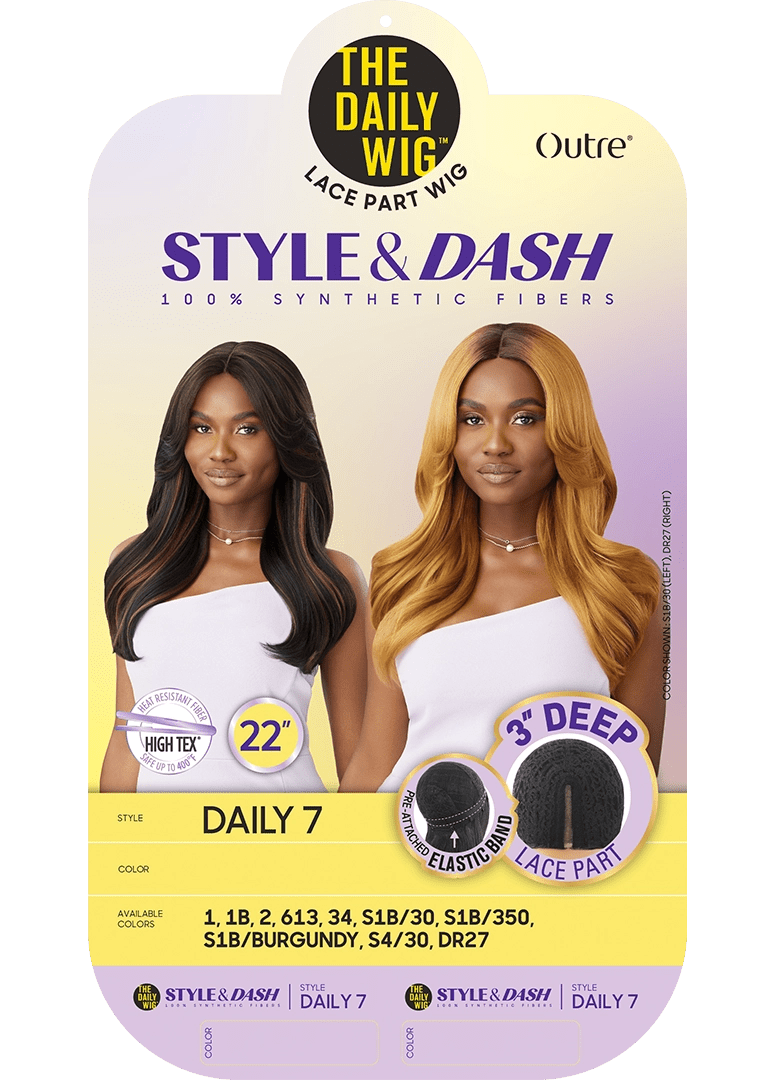Outre The Daily Wig Synthetic Wig - Daily 7 - Beauty Exchange Beauty Supply