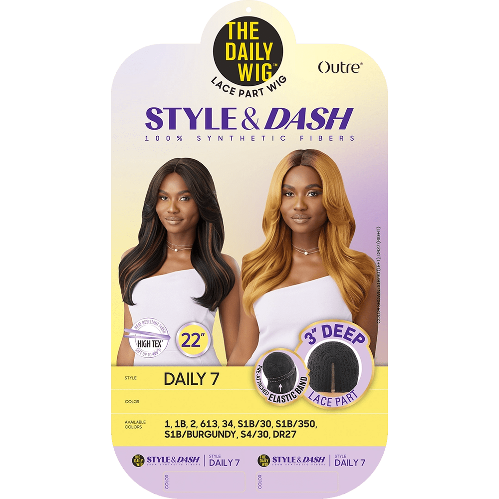 Outre The Daily Wig Synthetic Wig - Daily 7 - Beauty Exchange Beauty Supply