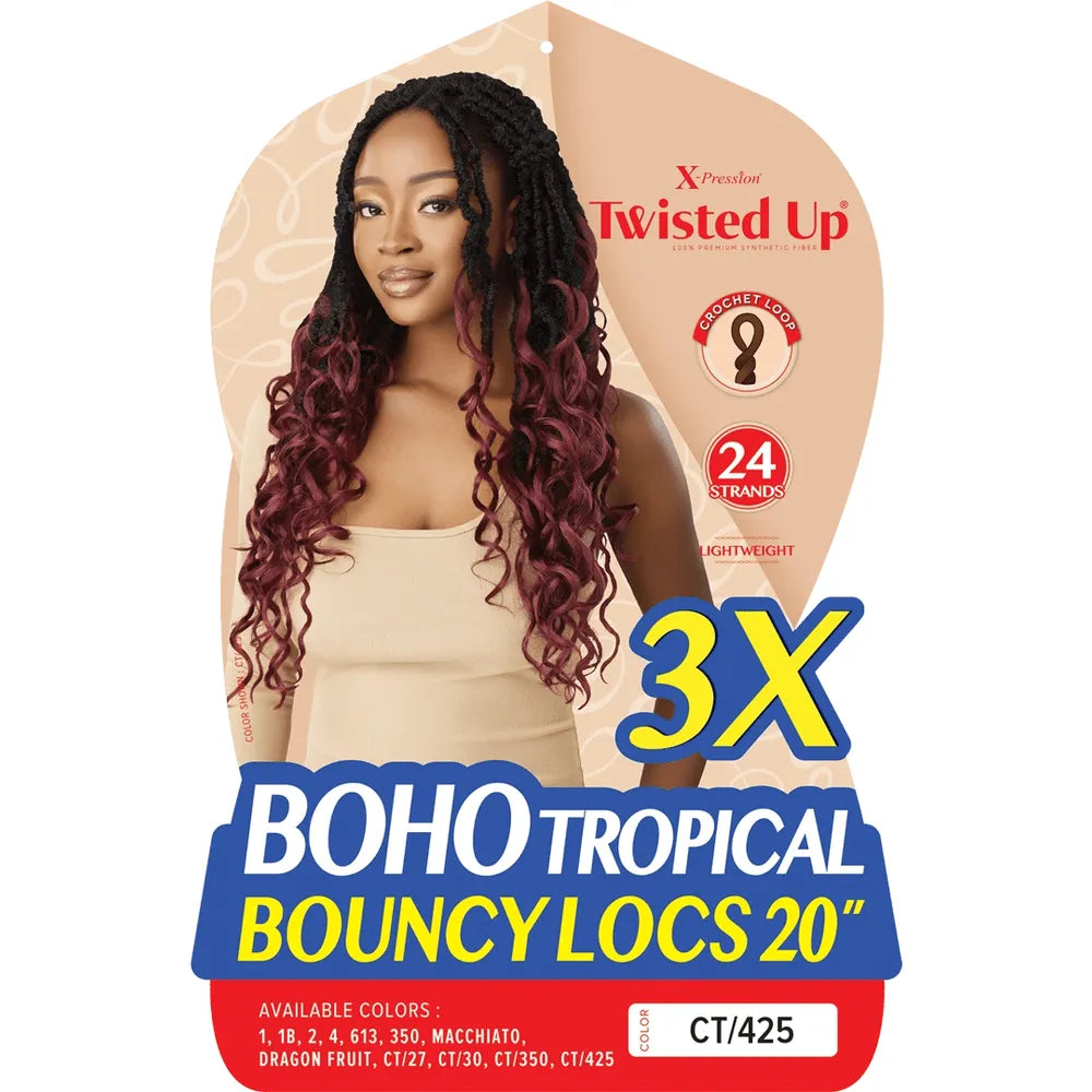 Outre Twisted Up Boho Tropical Bouncy Locs Synthetic Crochet Hair 20" - Beauty Exchange Beauty Supply