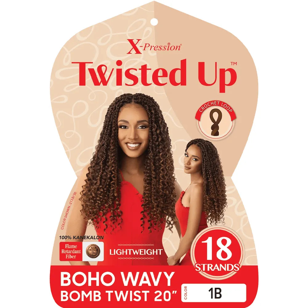 Outre Twisted Up Boho Wavy Bomb Twist Synthetic Crochet Hair 20" - Beauty Exchange Beauty Supply