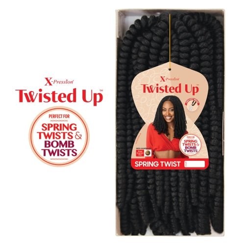 Outre Twisted Up Spring Twist Bomb Twist Synthetic Crochet - Hair Box - Beauty Exchange Beauty Supply